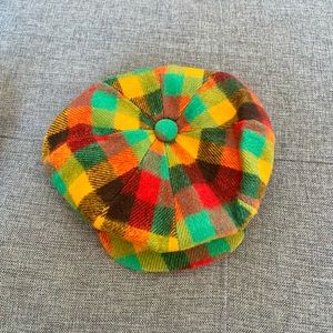Vibrant vintage hat!